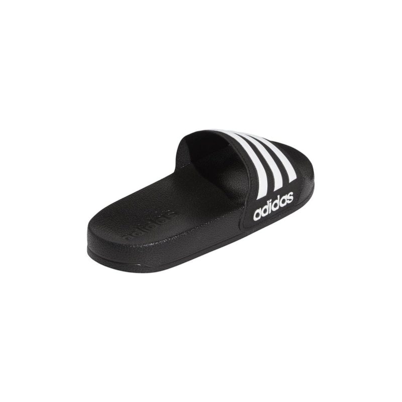 adidas junior adilette shower blackwhite slides 181502