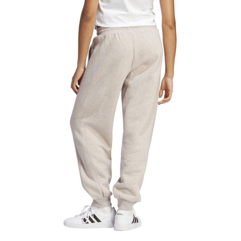 adidas womens all szn fleece taupe trackpants 659084