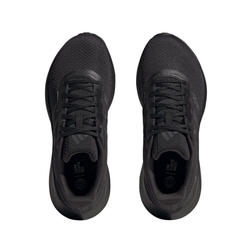 adidas womens runfalcon 3 triple black running shoes 560510