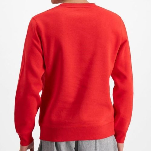 champion mens script cherry red crew sweatshirt 440383