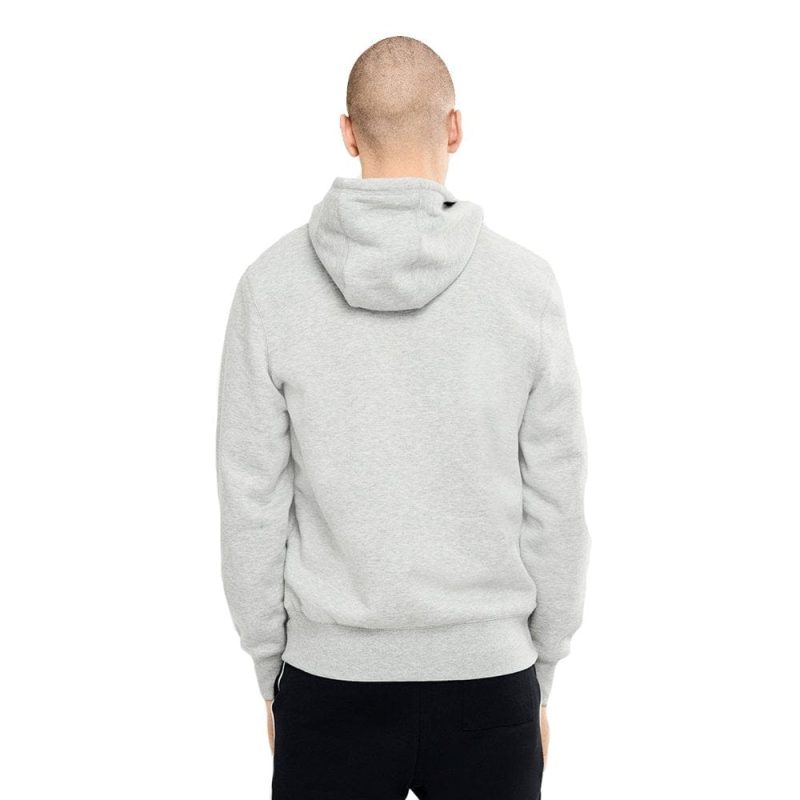 champion mens script grey hoodie 307146