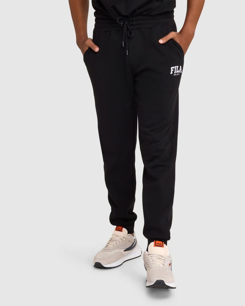 fila unisex uc4zero black trackpants 702652