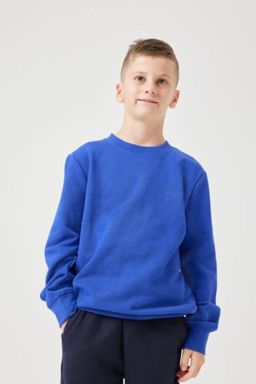 insport junior alaska royal blue crew sweatshirt 205673