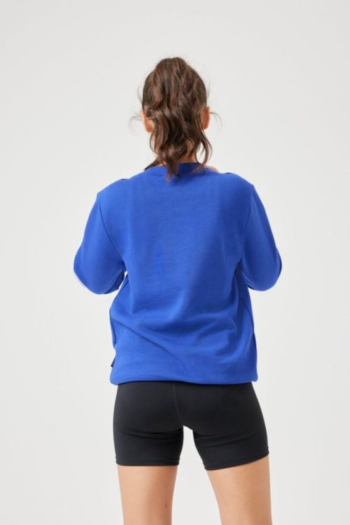 insport junior alaska royal blue crew sweatshirt 205764