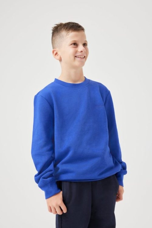 insport junior alaska royal blue crew sweatshirt 463938