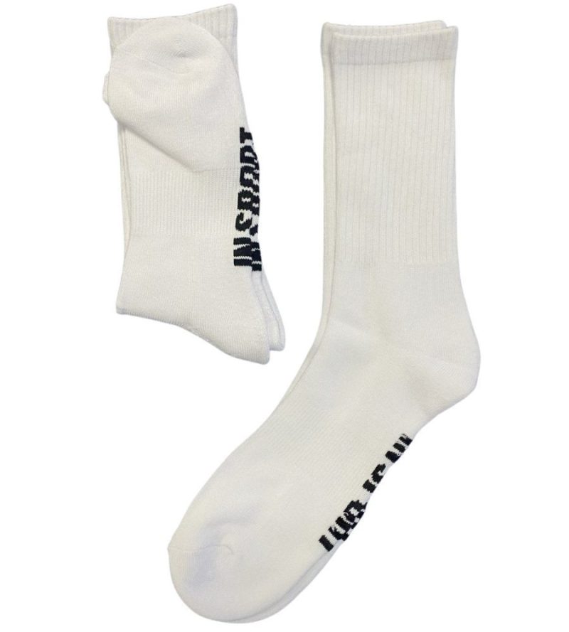 insport mens 2 pair crew white socks 8 12 303161