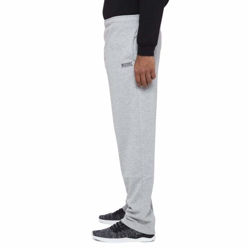 insport mens aspen grey trackpants open leg 403863