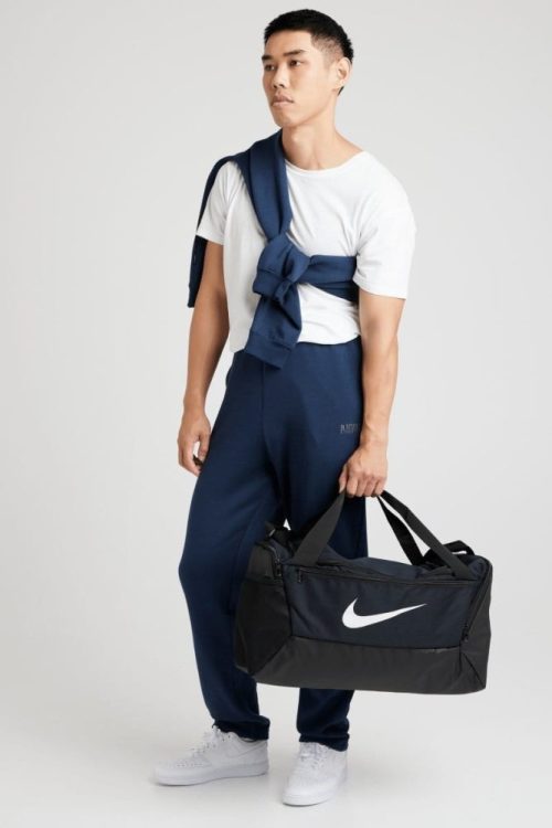 insport mens aspen navy trackpants open leg 309867