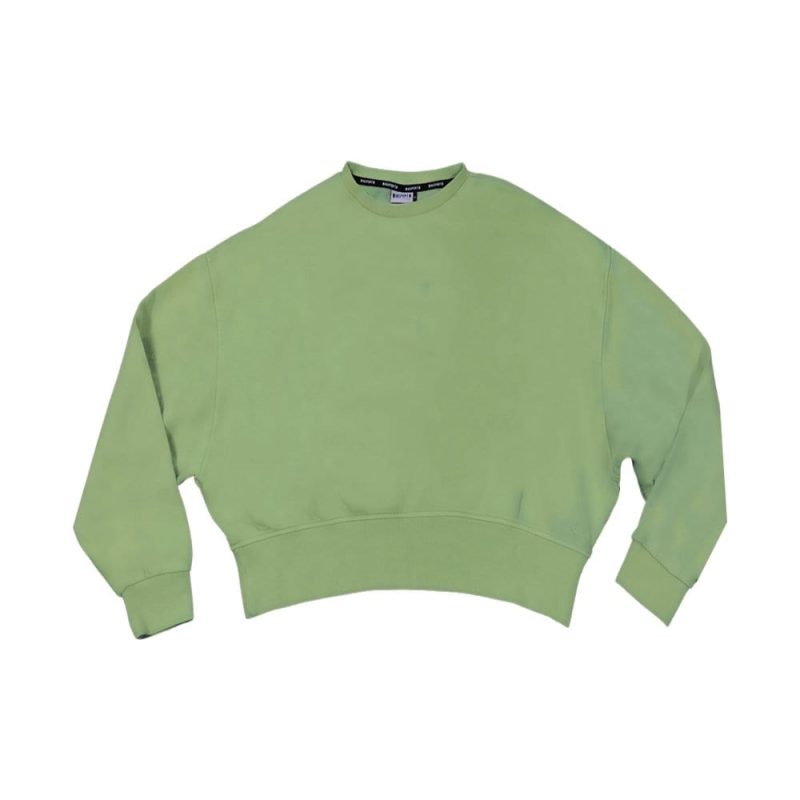 insport womens coco green honey dew crew sweatshirt 734692