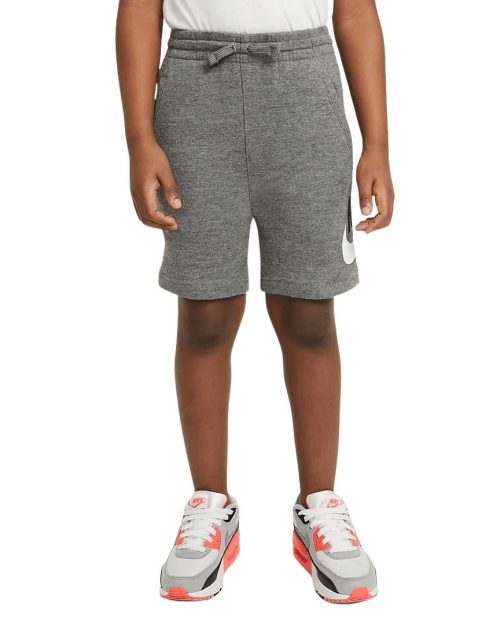 Nike NIKE JUNIOR CLUB SPORTSWEAR HEATHER GREY SHORTS - INSPORT