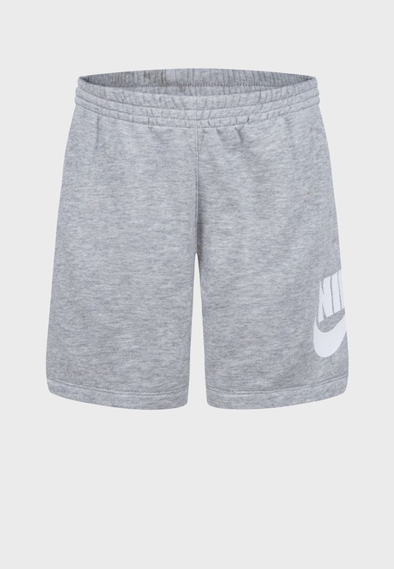 nike nsw club ft short jnr s23 grey 358399