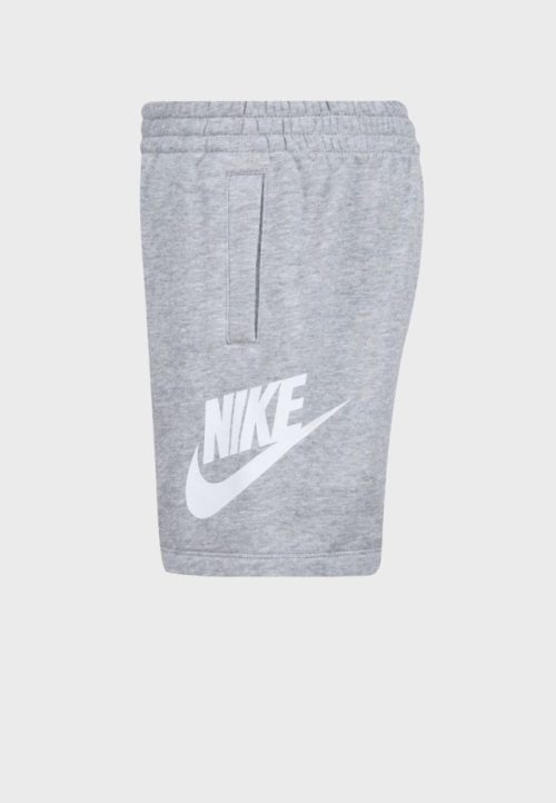 nike nsw club ft short jnr s23 grey 702747