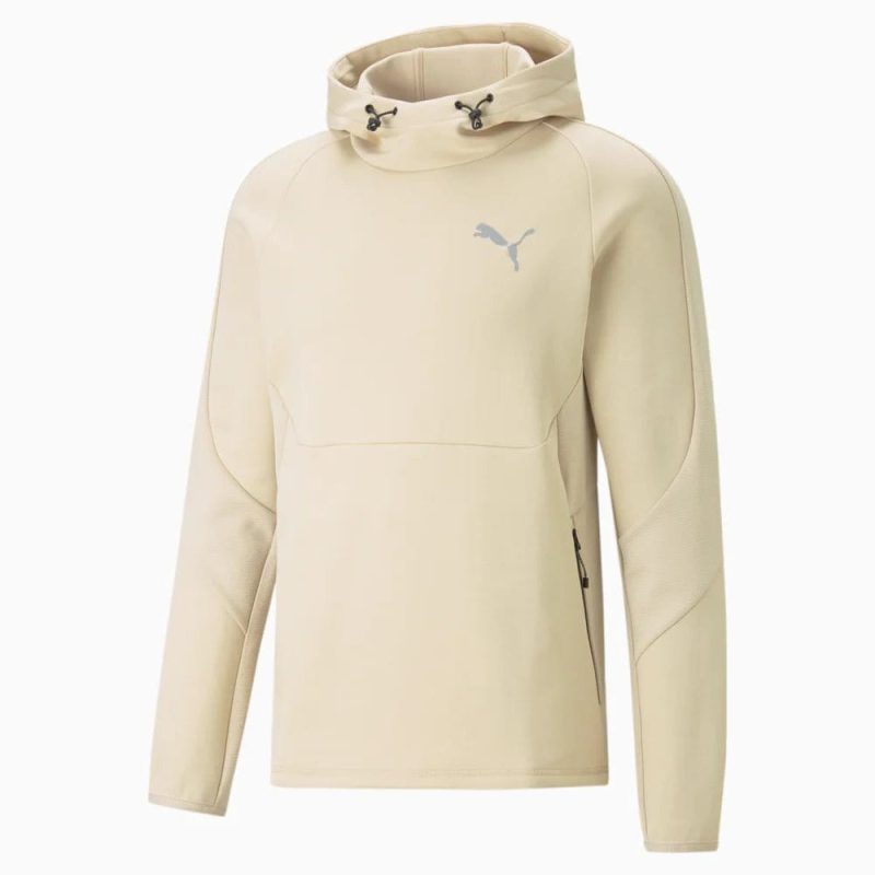 puma mens evostripe stone hoodie 719866