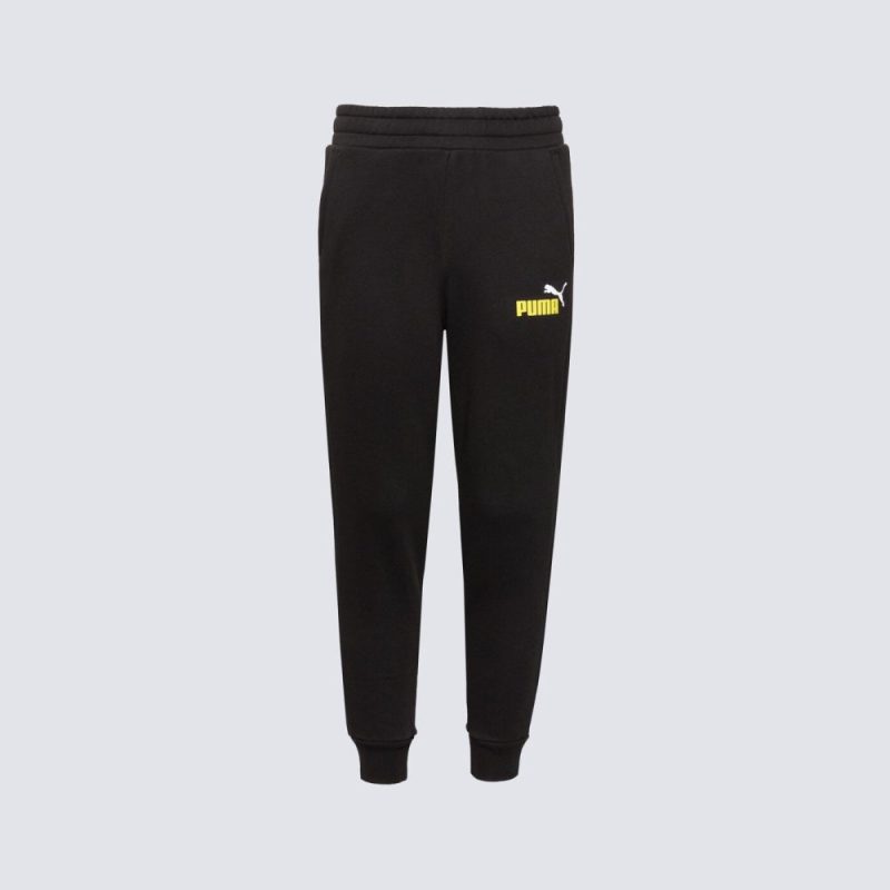 puma spodnie ess 2 col logo pants fl cl b mlodziezowe spodnie czarny 586988 59