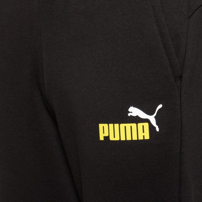 puma spodnie ess 2 col logo pants fl cl b mlodziezowe spodnie czarny 586988 59 2